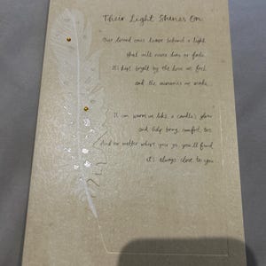 Carte de voeux sincères condoléances