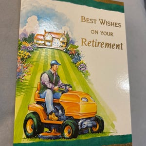 Carte de voeux de bonne retraite