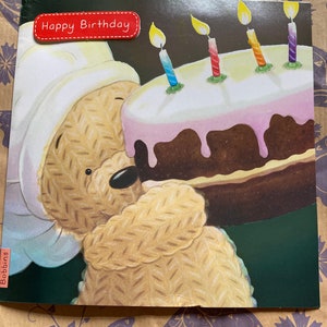 Happy Birthday Large Bear Greetings Card