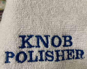 Embroidered Knob Polisher With FREE Personalisation