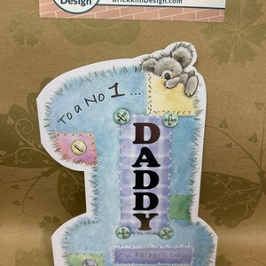 Carte de voeux pour la fête des pères, papa