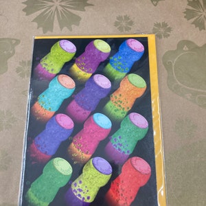 Tarjeta de felicitación de Popping Corks
