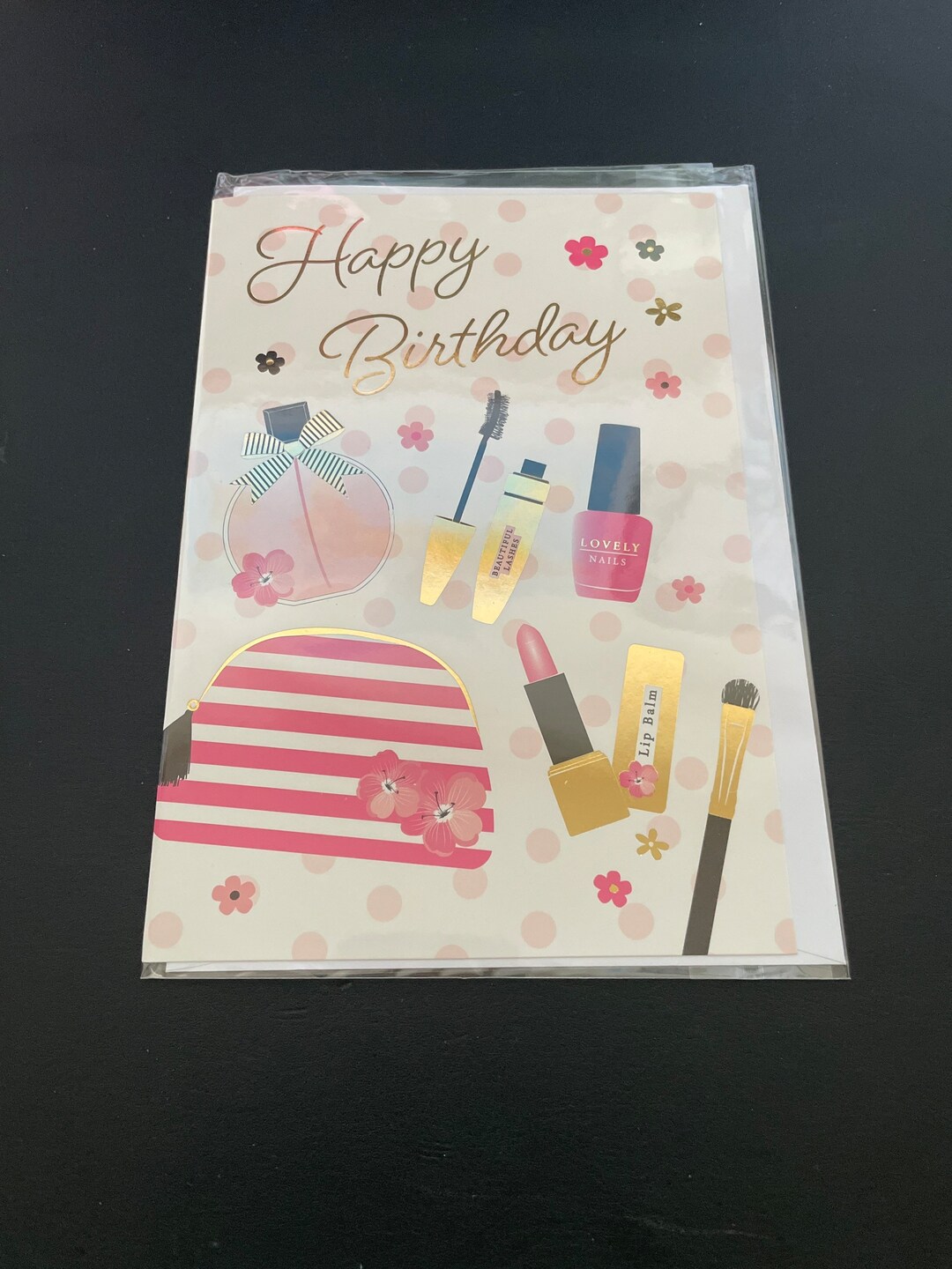 Happy Birthday Makeup Greetings Card - Etsy
