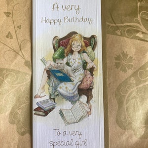 Joyeux anniversaire à une carte de voeux d'anniversaire fille très spéciale