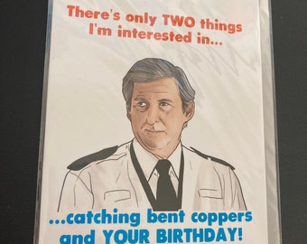 Happy Birthday - Bent Coppers - Line of Duty - Birthday Greetings Card