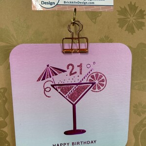 21st Birthday Greetings Card
