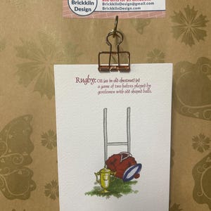 Cartão de Feliz Aniversário de Rugby
