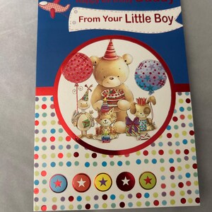 Papa von deiner kleinen Jungen-Glückwunsch-Karte