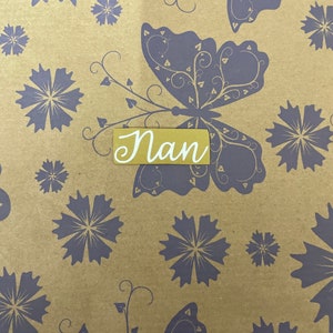 Nan vinyl decal sticker