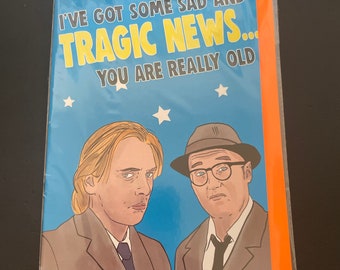 Bottom TV Series Greetings Card