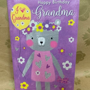 Happy Birthday Grandma Greetings Card