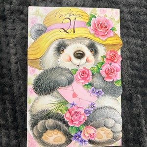 21st Birthday Greetings Card