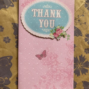 Tarjeta de felicitación grande de agradecimiento