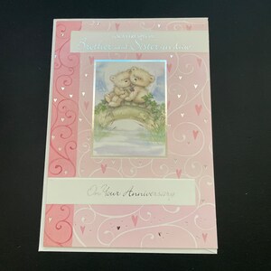 Biglietto di auguri per l'anniversario del fratello e della cognata