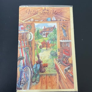 Avec carte de voeux d'anniversaire oncle amour