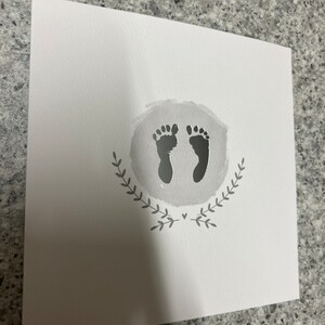 Nouvelle carte de vœux pour bébé