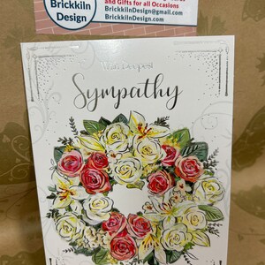 Carte de voeux de sympathie