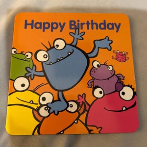 Geburtstagskind Monster alles Gute zum Geburtstag Grußkarte