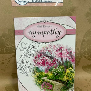 Carte de voeux de sympathie