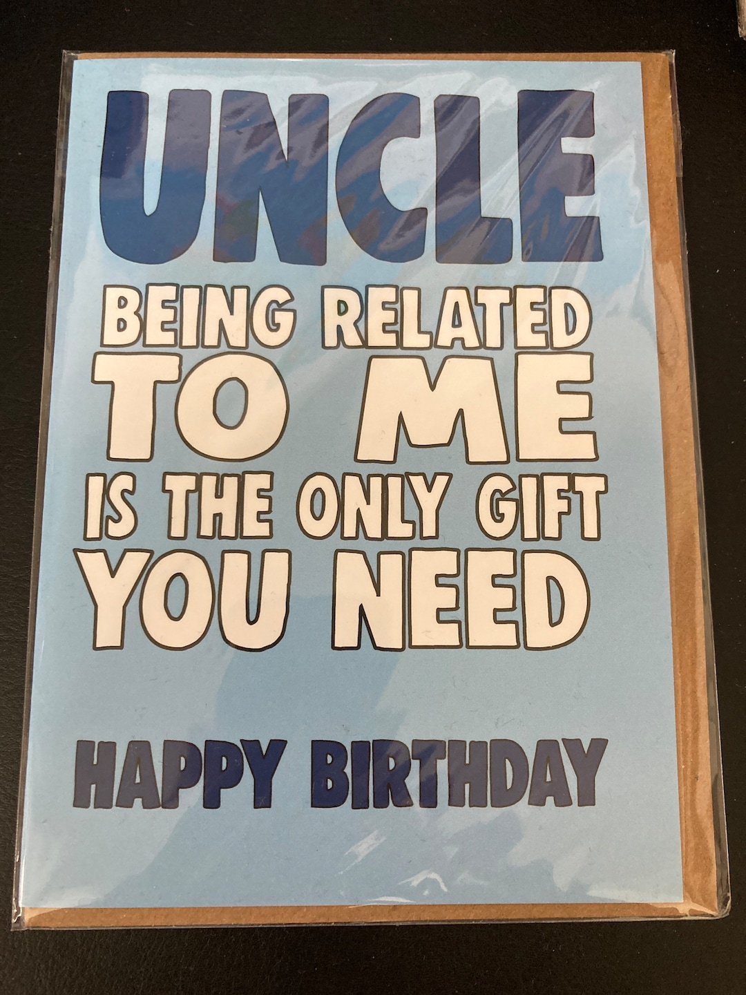 Happy Birthday Uncle Funny Blank Card Birthday Greetings Card Etsy
