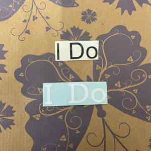 I Do ビニールデカールステッカー