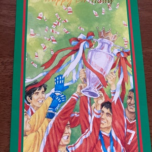 Football Happy Birthday Greetings Card