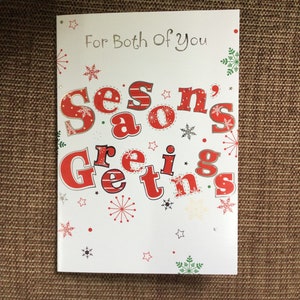 To Both of You Merry Christmas Couple Cards