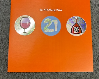 Carte de vœux du 21e anniversaire