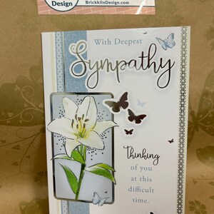 Carte de voeux de sympathie