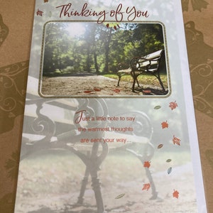 Carte de vœux de sympathie Thinking of You