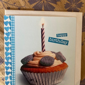 Carte de Voeux Joyeux Anniversaire Parfumée à la Vanille