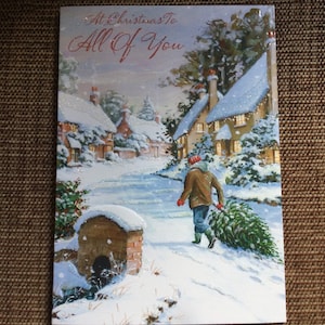 To All of You Merry Christmas Greetings Card