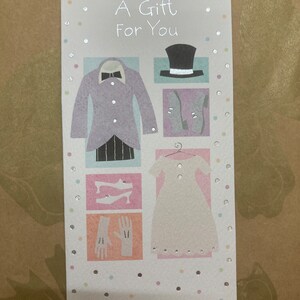 Hochzeitsgeschenk Wallet Geldbörse Greeting Card