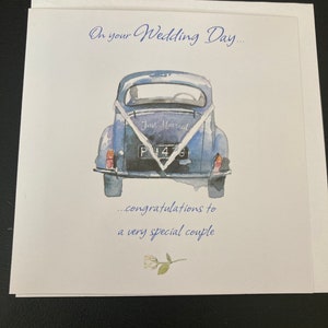 Sur votre carte de vœux du jour du mariage