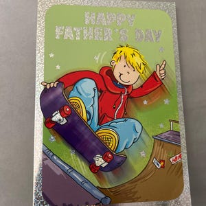 Carte de voeux pour la fête des pères et l'anniversaire de papa
