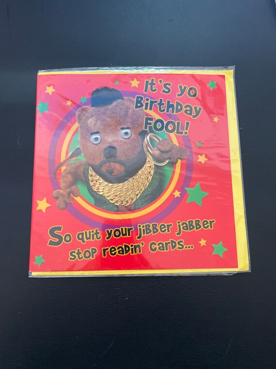 MR T Birthday Greetings Card - Etsy