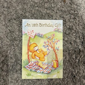 Monedero con sobre para felicitaciones por tu 18.° cumpleaños