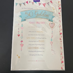 50周年記念グリーティングカード