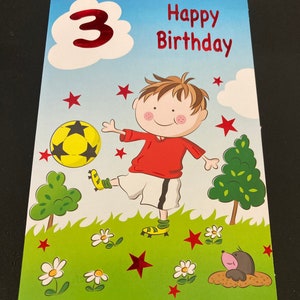 Glückwunschkarte zum 3.Geburtstag