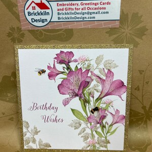 Alles Gute zum Geburtstag wünscht Grußkarte