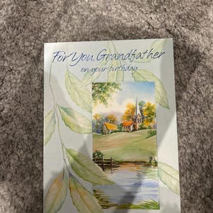 Tarjeta de felicitación de feliz cumpleaños para el abuelo