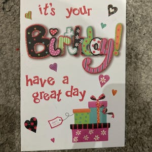Happy Birthday  greetings card