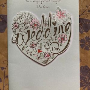 Sur votre carte de vœux du jour du mariage