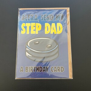 Alexa envoie une carte de voeux d'anniversaire à son beau-père