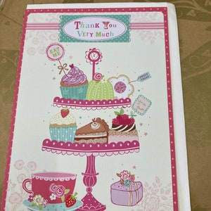 Tarjeta de saludos de agradecimiento