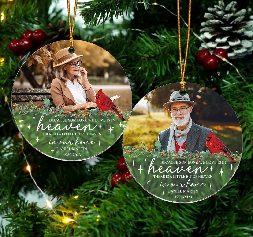 Personalized Remembrance Ornament in Loving Memory Ornament Etsy Canada