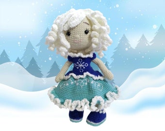 Pattern: Frost Crocheted Doll PDF