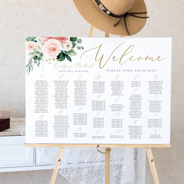 Wedding Table Plan Board Etsy UK