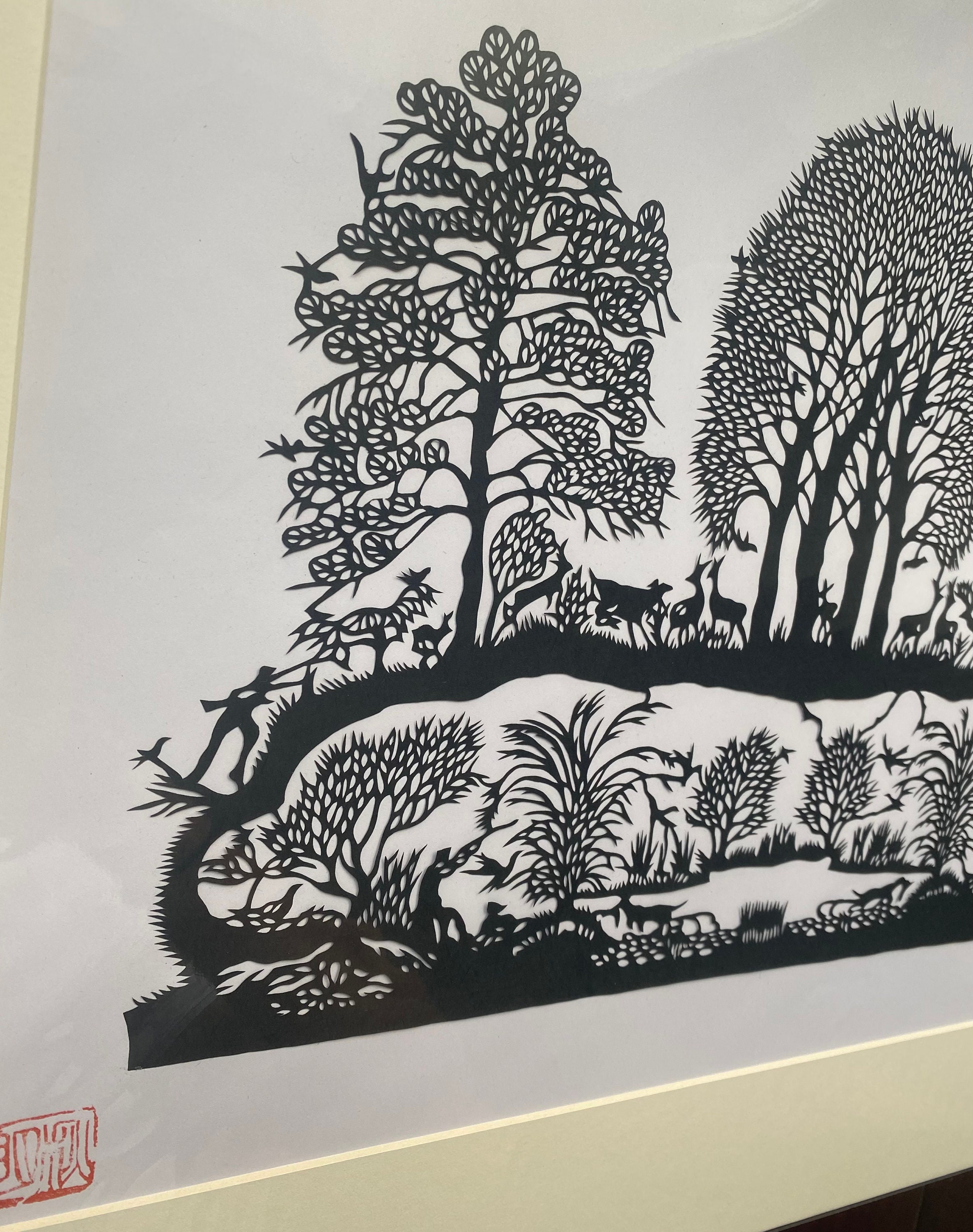 Chinese Paper Cutting Art: Traditional Folk Wall Decor - Etsy