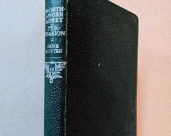 Jane Austen - Northanger Abbey and Persuasion (Vintage 1953) Collins Leatherbound